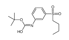 t-Butyl N-[3-(butane-1-sulfonyl)phenyl]carbamate结构式