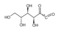 D-[1-(13)C]-glucosone结构式