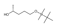 (R)-5-[[dimethyl(1,1-dimethylethyl)-silyl]oxy]-2-pentanol结构式