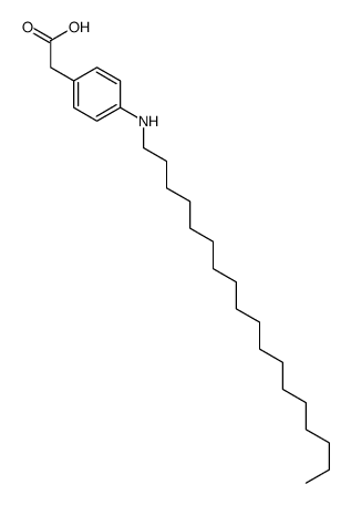2-[4-(octadecylamino)phenyl]acetic acid Structure