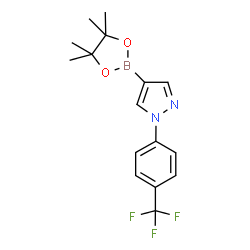 4-(4,4,5,5-tetramethyl-1,3,2-dioxaborolan-2-yl)-1-(4-(trifluoromethyl)phenyl)-1H-pyrazole picture