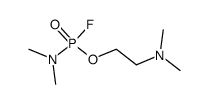 2-dimethylaminoethyl-(dimethylamido)fluorophosphate structure