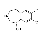 1-hydroxy-7,8-dimethoxy-2,3,4,5-tetrahydro-1H-3-benzazepine结构式