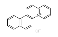 naphtho[1,2-c]quinolizin-5-ium,chloride结构式