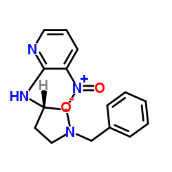 N-[(3S)-1-Benzyl-3-pyrrolidinyl]-3-nitro-2-pyridinamine Structure