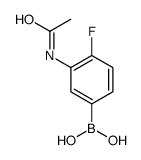 (3-Acetamido-4-fluorophenyl)boronic acid Structure