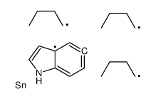 1H-Indole, 5-(tributylstannyl)- Structure