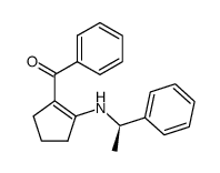 (R)-1-benzoyl-2--aminocyclopentene Structure