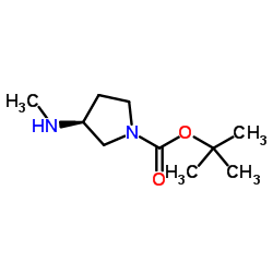 (S)-1-Boc-3-(甲氨基)吡咯烷结构式
