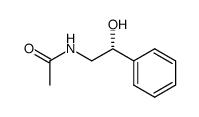 (R)-N-(2-hydroxy-2-phenylethyl)acetamide Structure