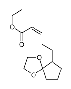 ethyl 5-(1,4-dioxaspiro[4.4]nonan-9-yl)pent-2-enoate Structure