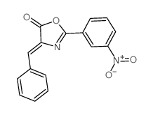 5(4H)-Oxazolone,2-(3-nitrophenyl)-4-(phenylmethylene)- picture