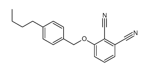 3-[(4-butylphenyl)methoxy]benzene-1,2-dicarbonitrile Structure