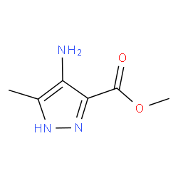 Methyl 4-amino-3-methyl-1H-pyrazole-5-carboxylate structure
