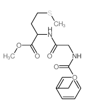 L-Methionine,N-[(phenylmethoxy)carbonyl]glycyl-, methyl ester (9CI) Structure