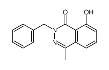 2-benzyl-8-hydroxy-4-methylphthalazin-1-one Structure