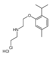N-(2-chloroethyl)-2-(5-methyl-2-propan-2-ylphenoxy)ethanamine,hydrochloride Structure
