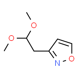 Isoxazole, 3-(2,2-dimethoxyethyl)- (9CI) structure