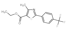 Ethyl 4-methyl-2-[4-(trifluoromethyl)phenyl]-1,3-thiazole-5-carboxylate picture