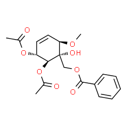 (1S)-2β,3α-Diacetoxy-1-[(benzoyloxy)methyl]-6β-methoxy-4-cyclohexen-1-ol picture