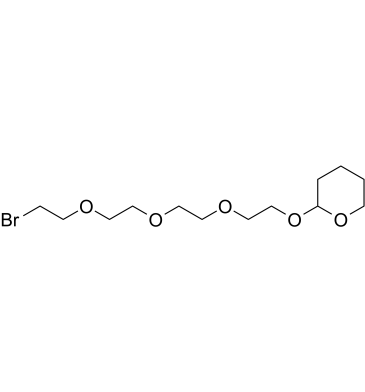 Br-PEG4-THP structure