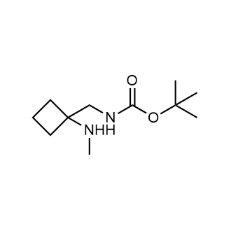 Tert-butyl ((1-(methylamino)cyclobutyl)methyl)carbamate Structure
