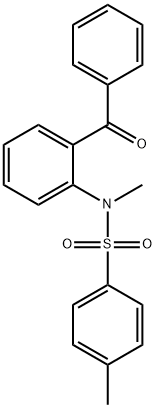 Benzenesulfonamide, N-(2-benzoylphenyl)-N,4-dimethyl-结构式