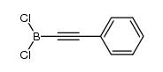 2-phenylacetyleneboron dichloride Structure