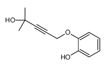 2-(4-hydroxy-4-methylpent-2-ynoxy)phenol Structure