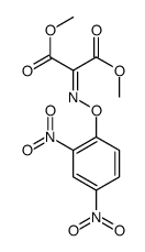 dimethyl 2-(2,4-dinitrophenoxy)iminopropanedioate Structure