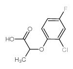 2-(2-chloro-4-fluorophenoxy)propanoic acid Structure