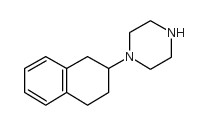 1-(1,2,3,4-TETRAHYDRO-NAPHTHALEN-2-YL)-PIPERAZINE structure