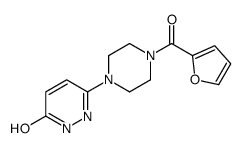 3-[4-(furan-2-carbonyl)piperazin-1-yl]-1H-pyridazin-6-one结构式
