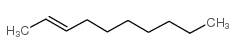 trans-2-decene Structure