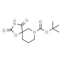 tert-butyl 2,4-dioxo-1-oxa-3,7-diazaspiro[4.5]decane-7-carboxylate Structure