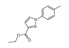 1-p-tolyl-1H-pyrazole-3-carboxylic acid ethyl ester结构式