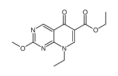 ethyl 8-ethyl-5,8-dihydro-2-methoxy-5-oxopyrido[2,3-d]pyrimidine-6-carboxylate结构式