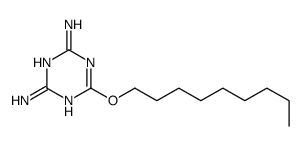 6-nonoxy-1,3,5-triazine-2,4-diamine Structure