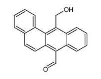 12-(Hydroxymethyl)benz(A)anthracene-7-carboxaldehyde Structure