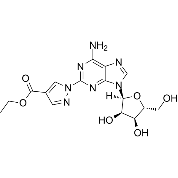 1-epi-Regadenoson ethyl ester Structure