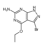 3-Bromo-4-ethoxy-1H-pyrazolo[3,4-d]pyrimidin-6-ylamine Structure