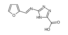 (9ci)-5-[(2-呋喃亚甲基)氨基]-1H-1,2,4-噻唑-3-羧酸结构式