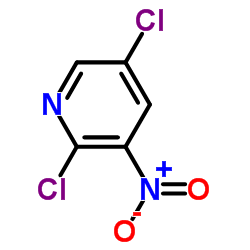 2,5-二氯-3-硝基吡啶结构式