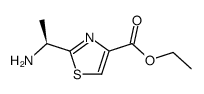 4-Thiazolecarboxylicacid,2-[(1S)-1-aminoethyl]-,ethylester(9CI) structure