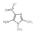 2,3-dimethyl-5-nitro-imidazol-4-amine Structure