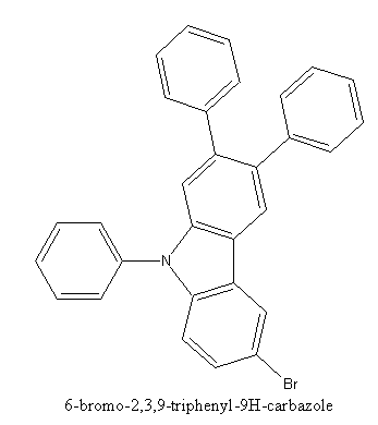 6-bromo-2,3,9-triphenyl-9H-carbazole结构式