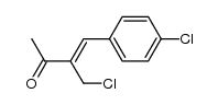 (3Z)-3-(chloromethyl)-4-(4-chlorophenyl)but-3-en-2-one Structure