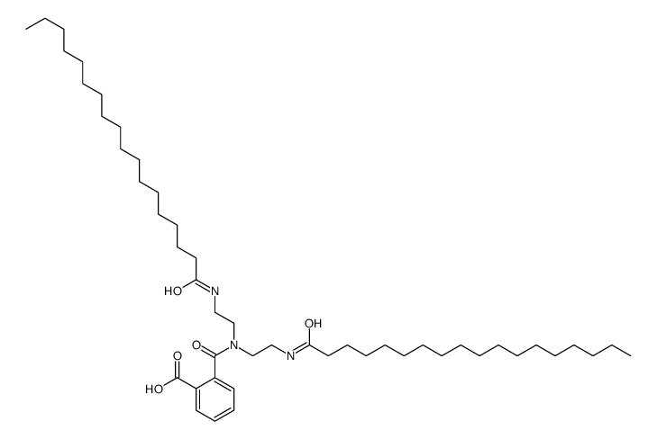2-[[bis[2-[(1-oxooctadecyl)amino]ethyl]amino]carbonyl]benzoic acid结构式