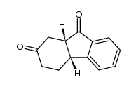 cis-1,2,3,4,4a,9a-Hexahydrofluoren-2,9-dion Structure
