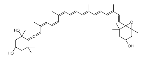 (3S,3'S,5R,5'R,6'S,9'cis)-6,7-Didehydro-5,5',6,6'-tetrahydro-5',6 '-epoxy-β,β-carotene-3,3',5-triol结构式